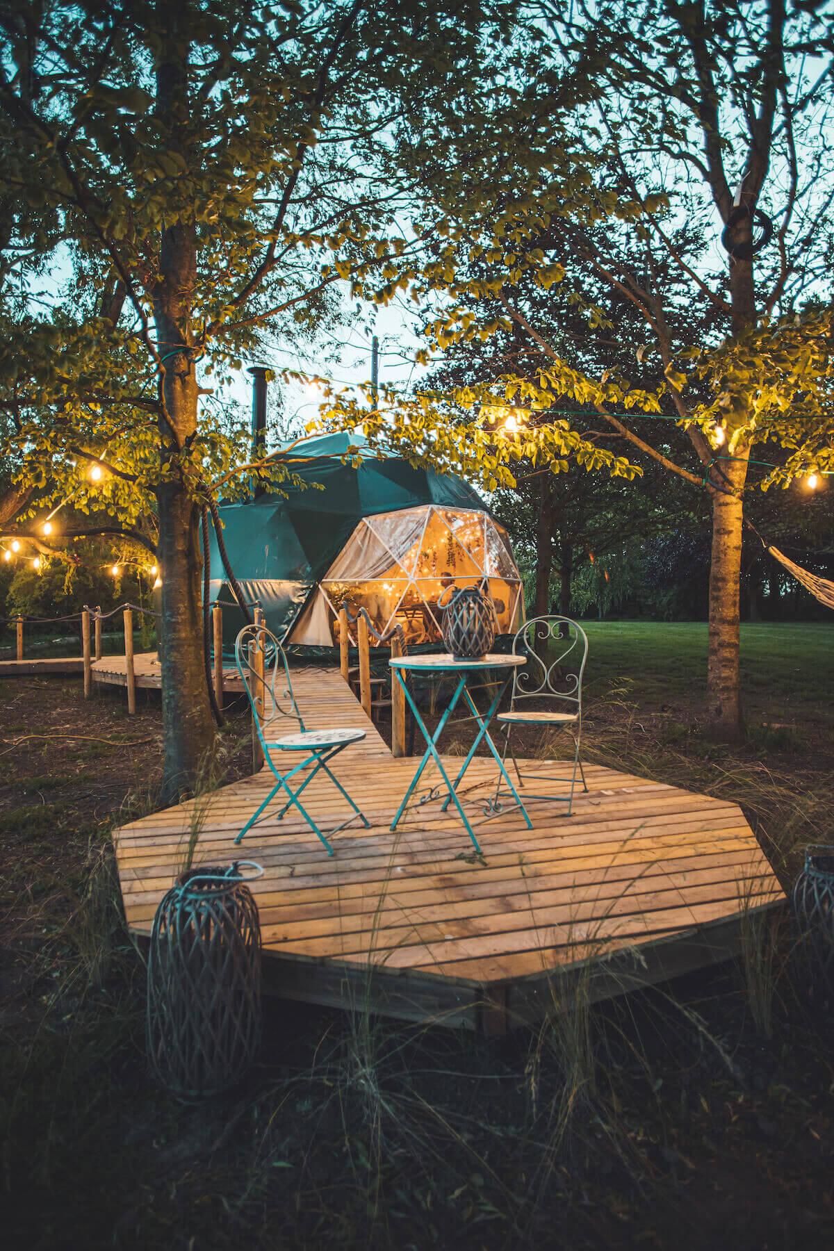 Why Choose A Geodesic Dome For Your Glamping Business? - TruDomes Geodesic  Glamping Domes