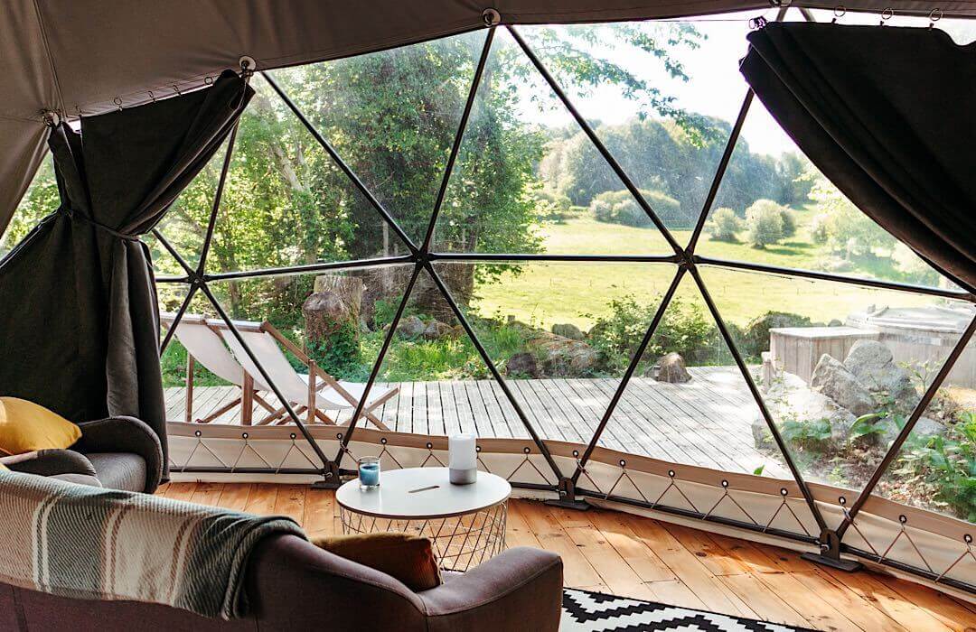 Starlit sleeps & rainproof retreats: GeoDomeX's modern garden revolution!