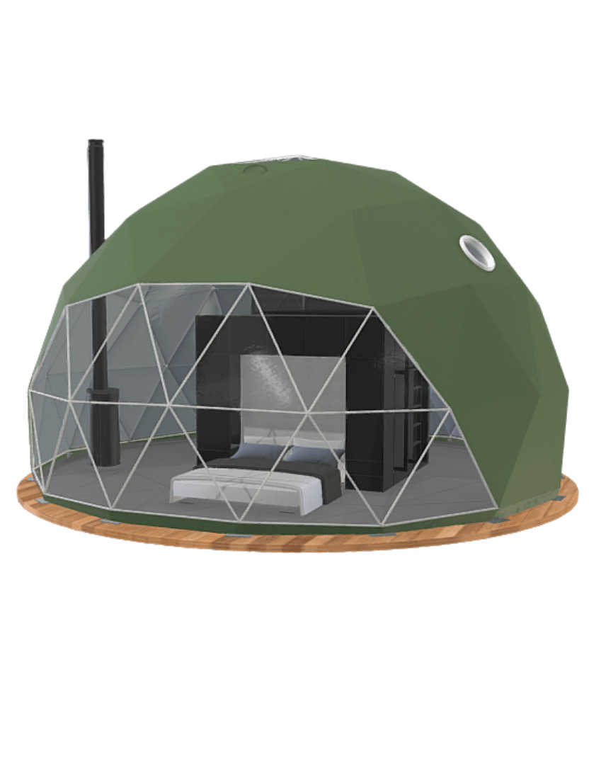 Spherical Structure suitable for hospitality accommodation