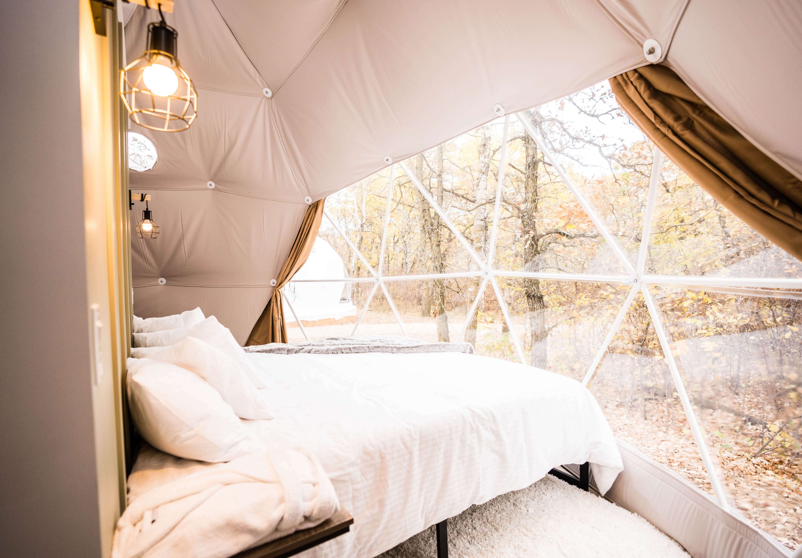 Oak Haven Oasis powered by FDomes Glamping photo by Taylor Penner